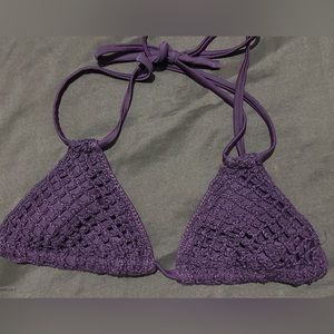 Purple Bikini Top